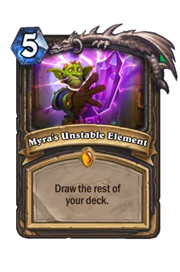 Myra's Unstable Element