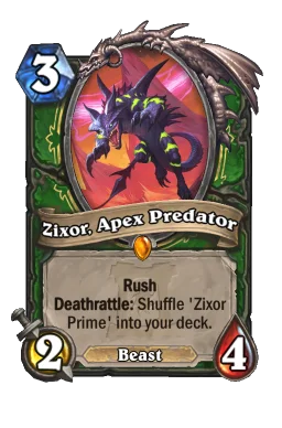 Zixor, Apex Predator