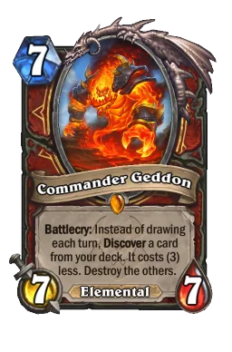 Commander Geddon