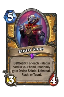 Elitist Snob