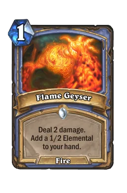 Flame Geyser