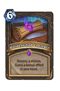 Unidentified Contract