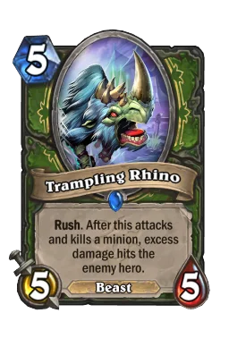 Trampling Rhino