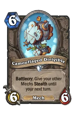 Camouflaged Dirigible