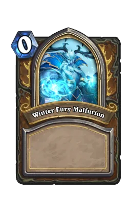 Winter Fury Malfurion