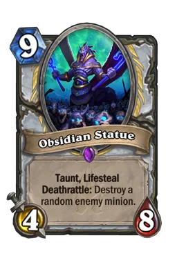 Obsidian Statue