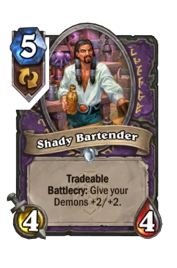 Shady Bartender