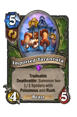 Imported Tarantula