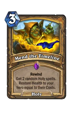 Mend the Timeline
