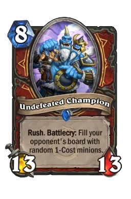 Undefeated Champion