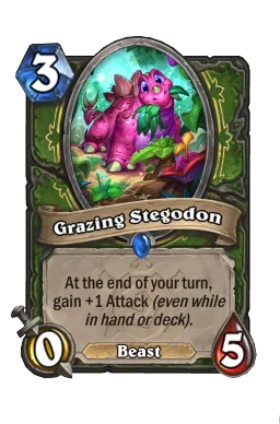 Grazing Stegodon