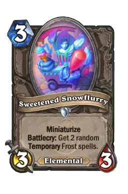 Sweetened Snowflurry