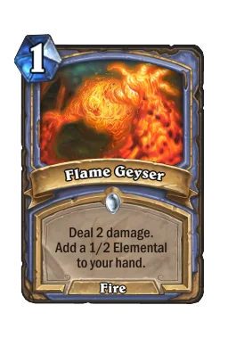 Flame Geyser