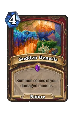 Sudden Genesis