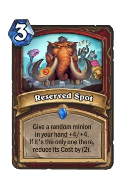 Reserved Spot