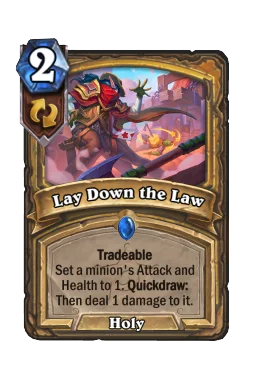 Lay Down the Law