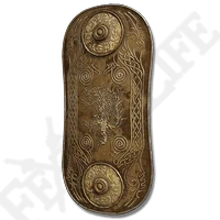 Golden Beast Crest Shield
