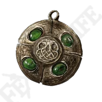 Viridian Amber Medallion
