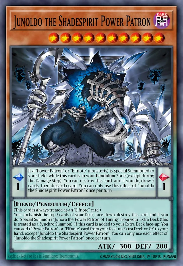 Junoldo the Shadespirit Power Patron