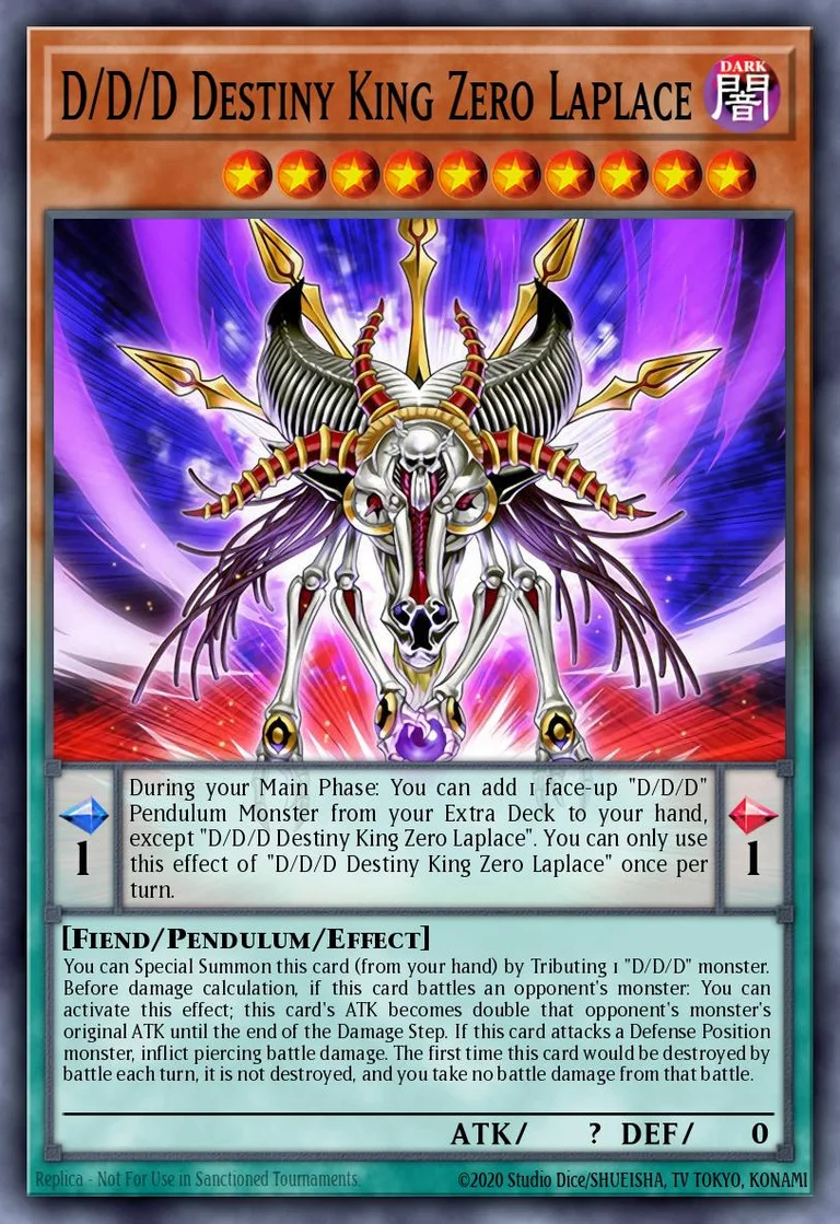 D/D/D Destiny King Zero Laplace