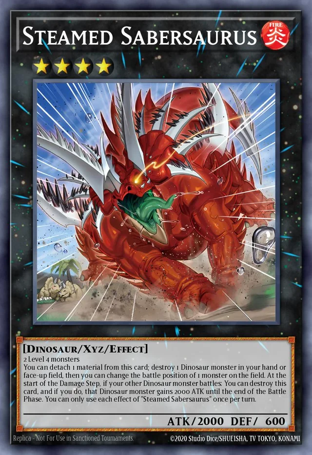 Steamed Sabersaurus