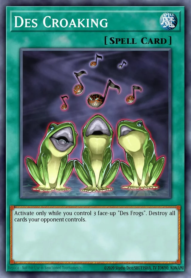 Des Croaking