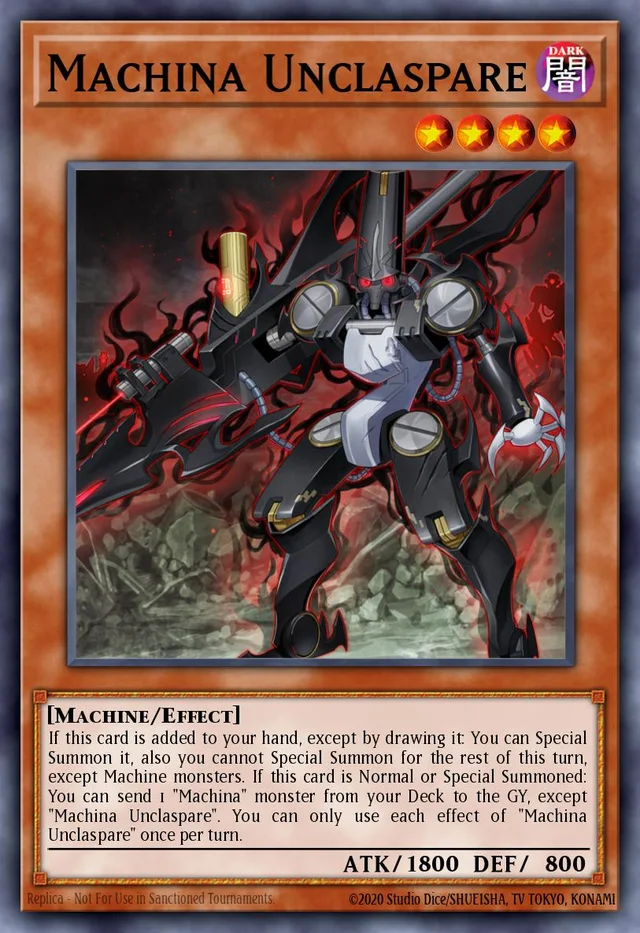 Machina Unclaspare