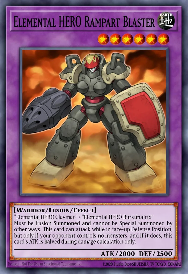 Elemental HERO Rampart Blaster