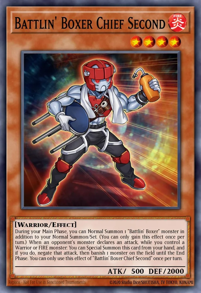 Battlin' Boxer Chief Second