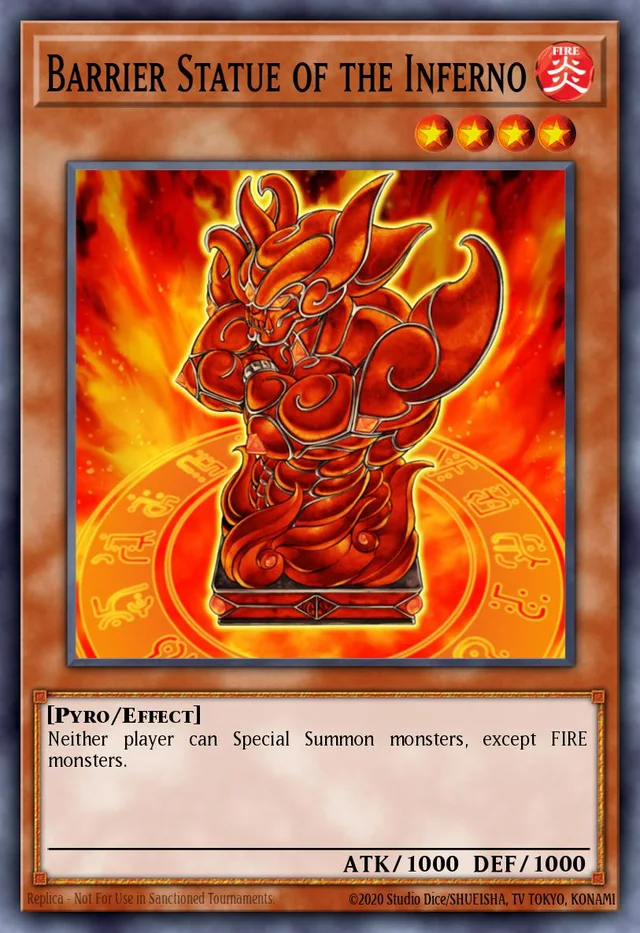 Barrier Statue of the Inferno