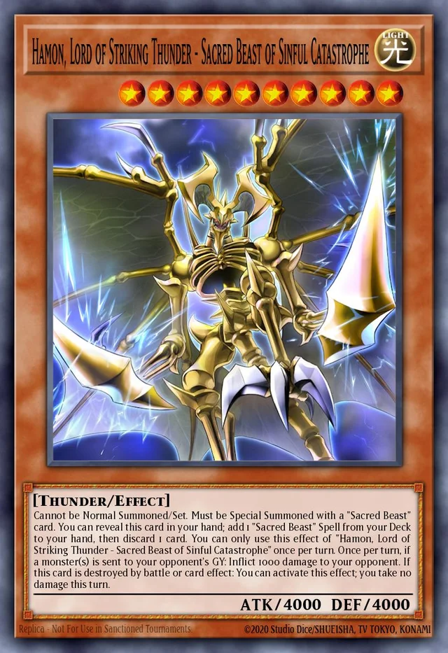 Hamon, Lord of Striking Thunder - Sacred Beast of Sinful Catastrophe