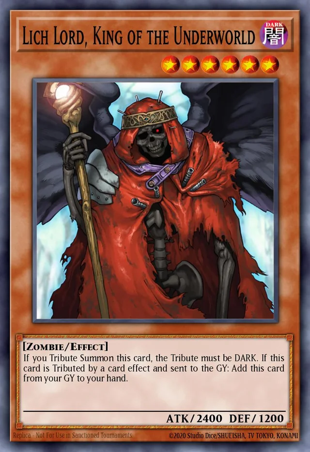Lich Lord, King of the Underworld
