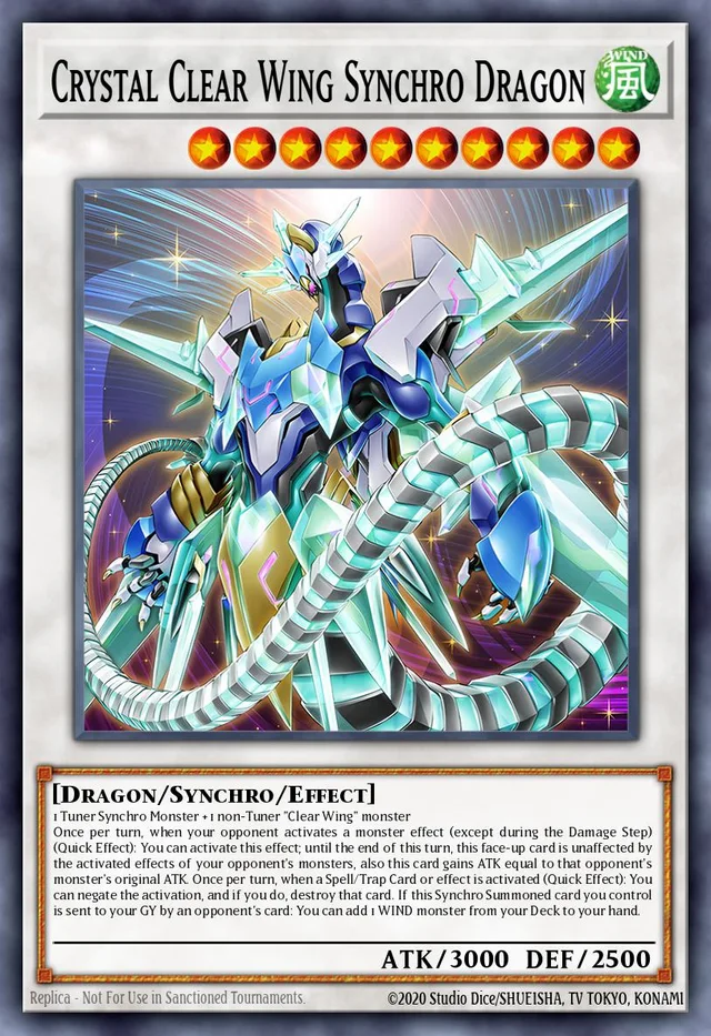 Crystal Clear Wing Synchro Dragon