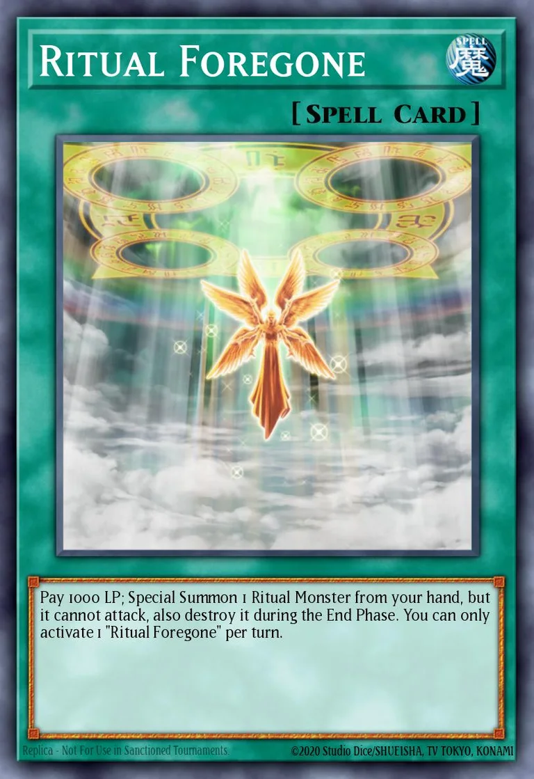 Ritual Foregone