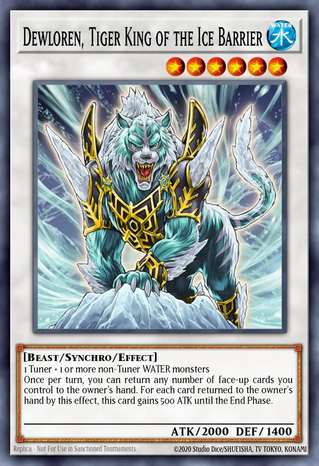 Dewloren, Tiger King of the Ice Barrier