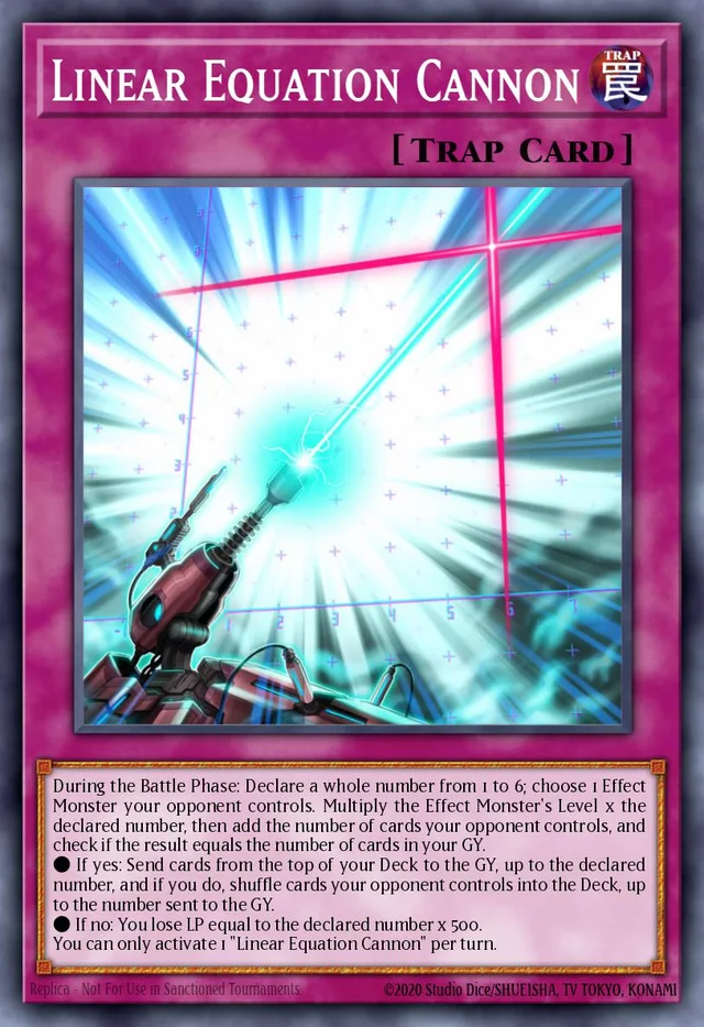 Linear Equation Cannon