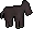 Black toy horsey