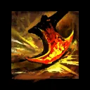 Explosive Lava Axe