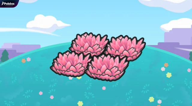 Elevated pink tall grass
