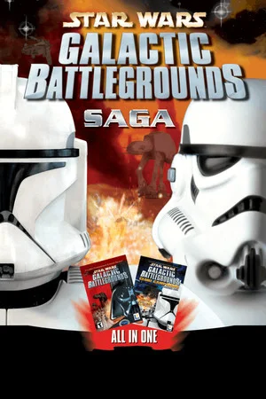 Portada de STAR WARS Galactic Battlegrounds Saga