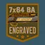 7x64mm Bolt Action Rifle (Engraved)