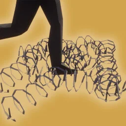 Barbed Feet