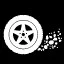 The Clouds of Gravel & Dust Launched from the Rear Wheels