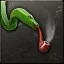 And the snake smoked