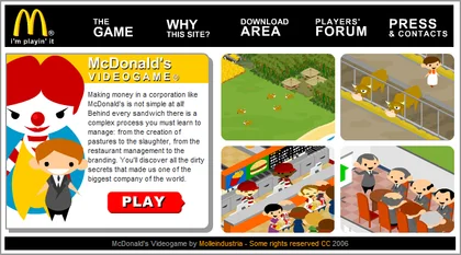 McDonald's Video Game cover art