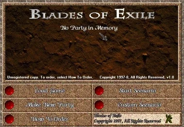 Blades of Exile cover art