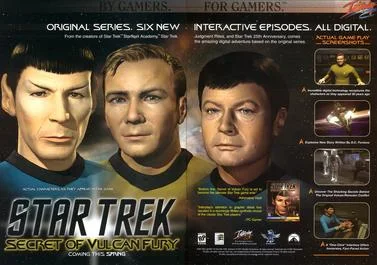 Star Trek: Secret of Vulcan Fury cover art