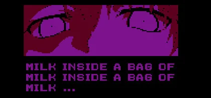 Milk inside a bag of milk inside a bag of milk cover art