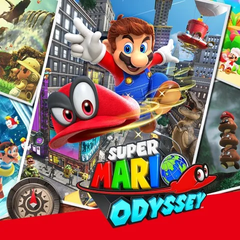 Super Mario Odyssey cover art