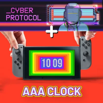 AAA Clock + Cyber Protocol cover art